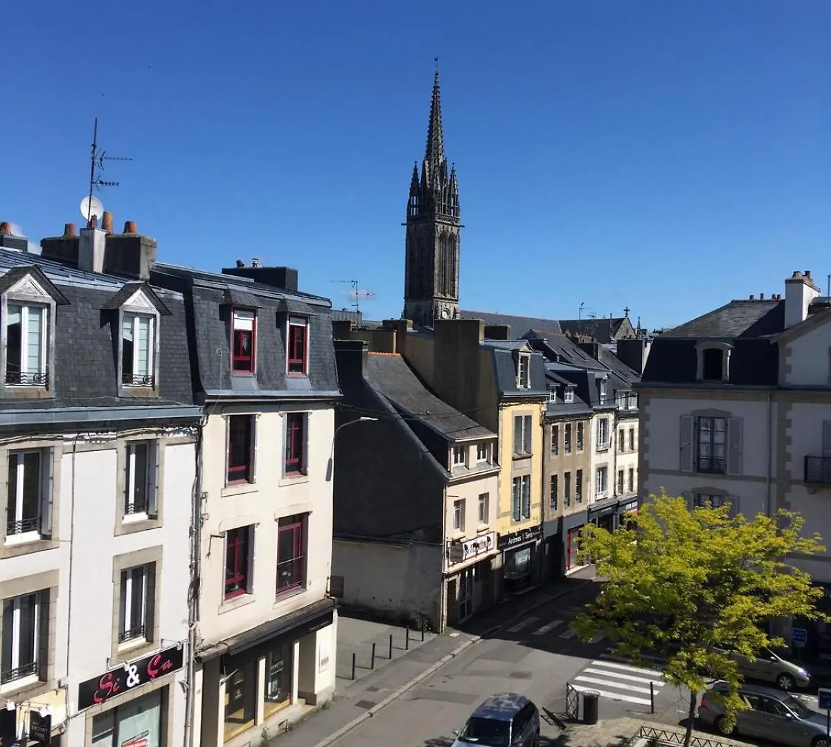 El Pisito Quimperois Duplex 2 Chambres Coeur De Ville Lägenhet